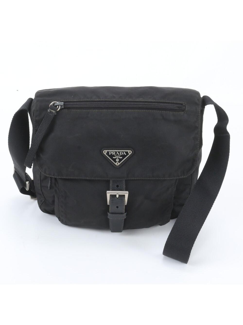 Prada Buckle Messenger Bag Tessuto #357039P53B